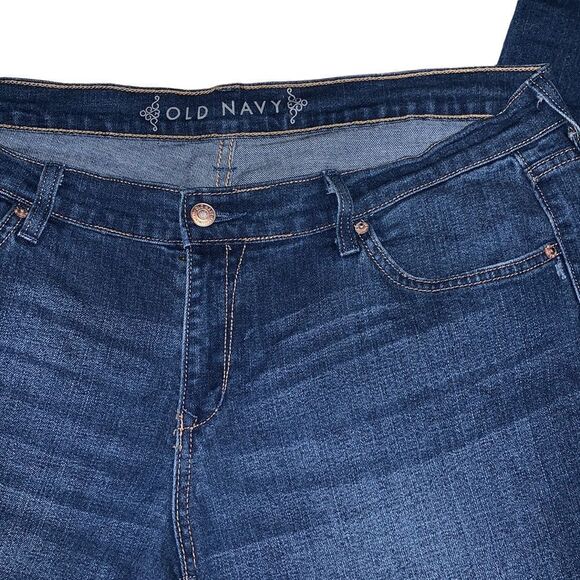 OLD NAVY high-rise blue jeans 14 - Picture 5 of 6